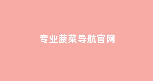 2024最新菠菜网